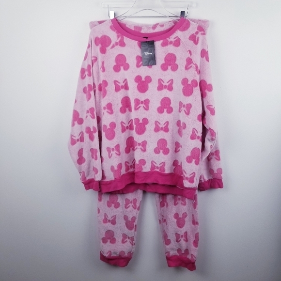Disney Minnie Mouse Pink Pajama Set NWT, size XL - Picture 2 of 10